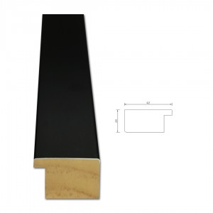 Marco Madera Negro 60x80 4 cm 